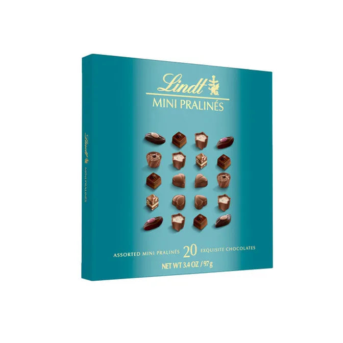 Lindt Assorted Mini Pralines, Chocolate Candy Gift Box
