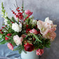 Christmas Flowers, Christmas flower arrangement, Flower delivery in Boston, Flower delivery in Quincy, Quincy florist, Boston Florist, Same-Day Delivery, Christmas Centerpiece