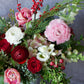 Christmas Flowers, Christmas flower arrangement, Flower delivery in Boston, Flower delivery in Quincy, Quincy florist, Boston Florist, Same-Day Delivery, Christmas Centerpiece