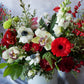 Christmas Flowers, Christmas flower arrangement, Flower delivery in Boston, Flower delivery in Quincy, Quincy florist, Boston Florist, Same-Day Delivery, Christmas Centerpiece