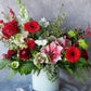 Christmas Flowers, Christmas flower arrangement, Flower delivery in Boston, Flower delivery in Quincy, Quincy florist, Boston Florist, Same-Day Delivery, Christmas Centerpiece