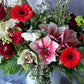 Christmas Flowers, Christmas flower arrangement, Flower delivery in Boston, Flower delivery in Quincy, Quincy florist, Boston Florist, Same-Day Delivery, Christmas Centerpiece