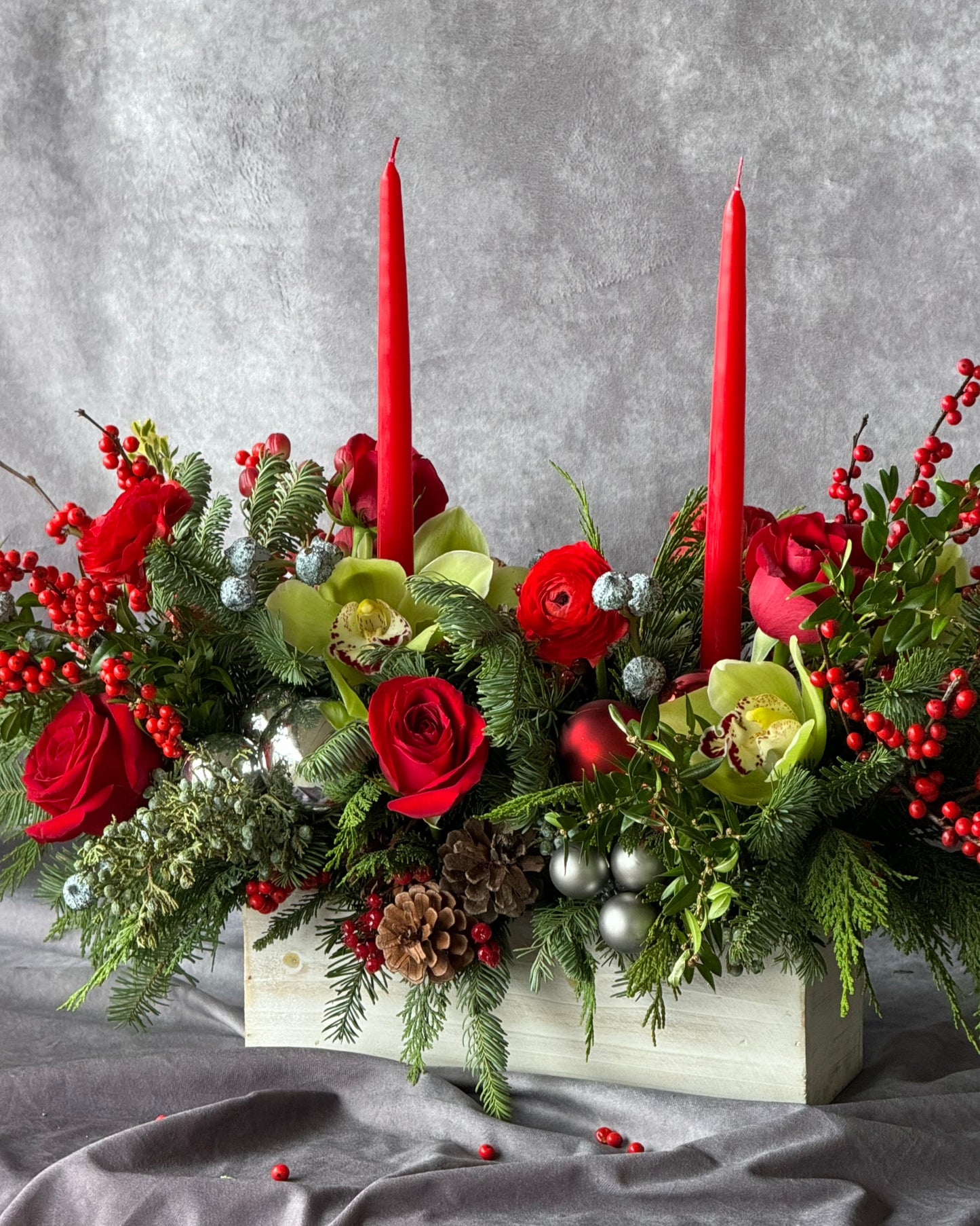 Christmas Table Centerpiece Arrangement