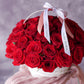 Flower Arrangement. Flower Delivery Boston. Roses. Bouquet. Flower arrangement. Flower delivery Boston. Same Day Delivery. Flowers. Quincy Florist. Flower Delivery in Quincy. Roses in a basket, Valentine's Day Flowers.