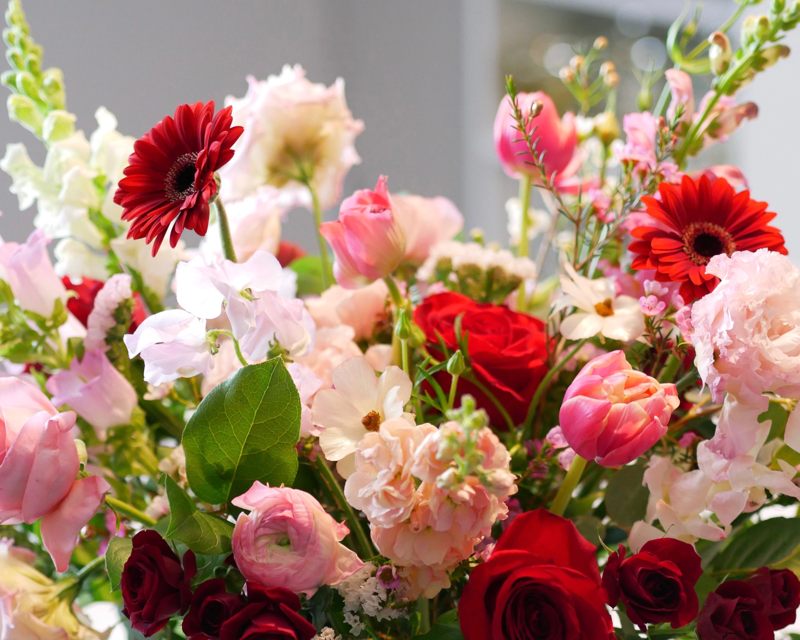 Flower Arrangement. Flower Delivery Boston. Roses. Bouquet. Flower arrangement. Flower delivery Boston. Same Day Delivery. Flowers. Quincy Florist. Flower Delivery in Quincy. Roses in a basket, Valentine's Day Flowers.